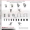 Service Caster 3.5 Inch 316SS Gray Polyurethane Swivel 1-3/8 Inch Expanding Stem Caster Set SCC-SS316EX20S3514-PPUB-138-4 - alternate 3